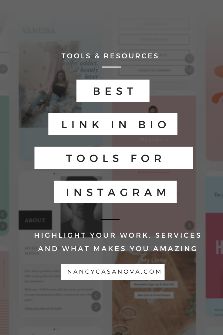 Best Link In Bio Tools For Instagram - NancyCasanova.com